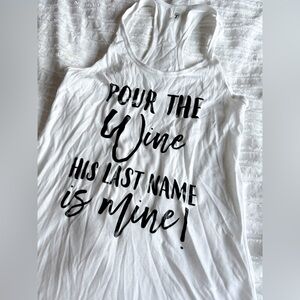 Medium, DIY, women’s tank top, engaged tank, razorback